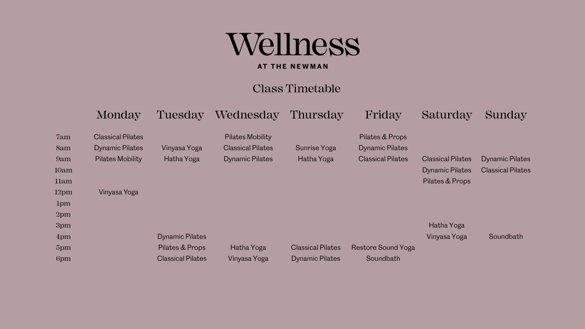 Wellness Schedule (4)